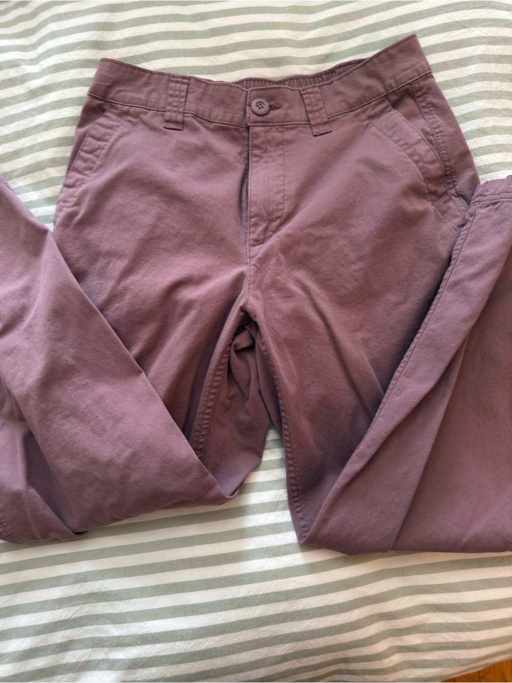 Women’s Casual Chino Pants in Dusty Mauve